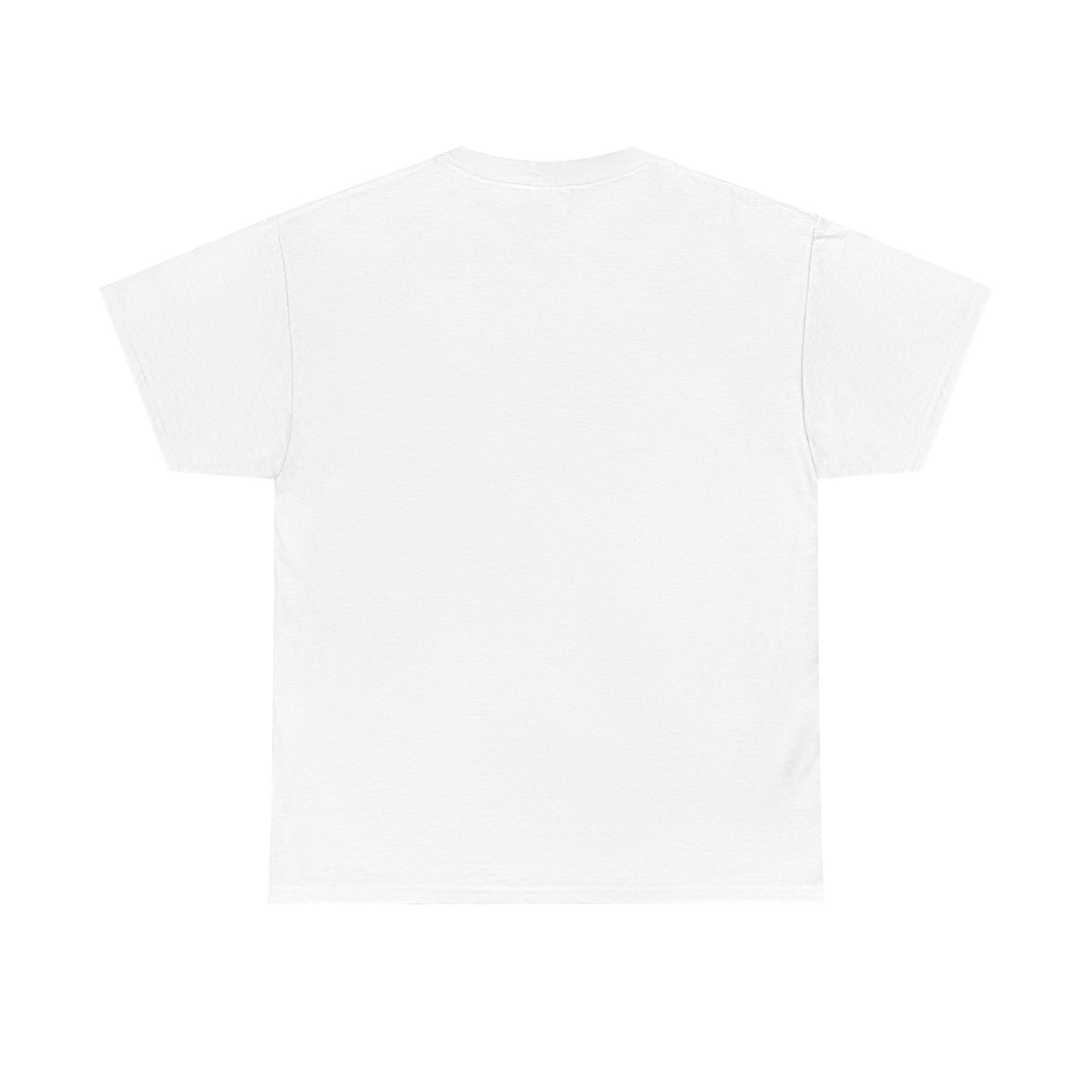 JOMO Minimalist White Tee — 'JOMO' Subtle Chest Print, Casual Everyday T-Shirt