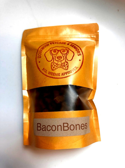 Bacon Bones Senior Dog Treats | 8 oz