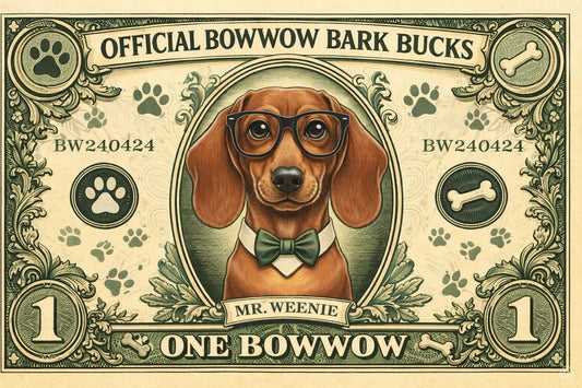 The Official Mr. Weenie Bark Bucks Card