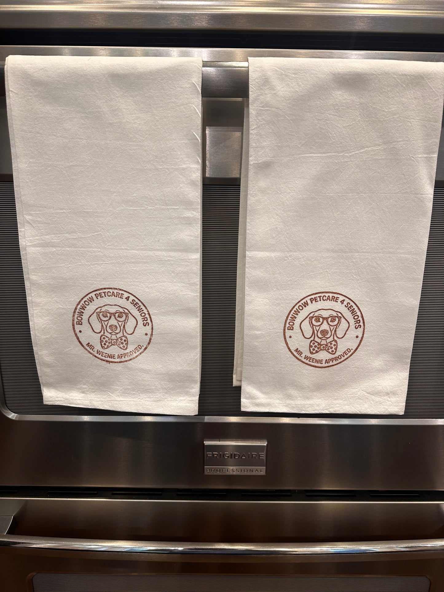 Momma's Kitchen Dish Towels | Hand Stamped Set of 2