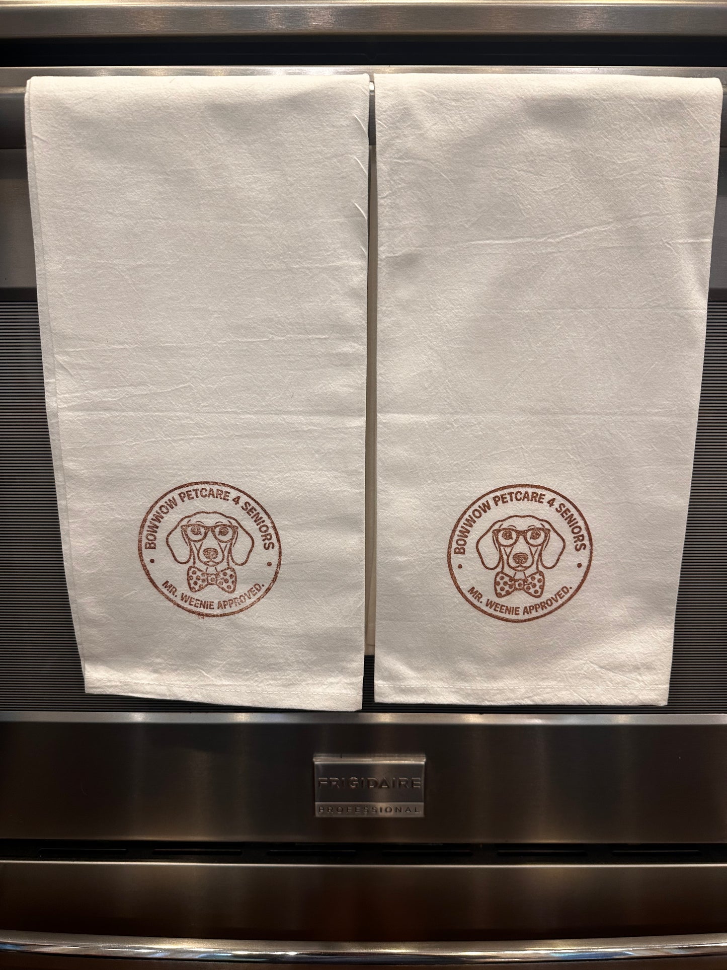 Momma's Kitchen Dish Towels | Hand Stamped Set of 2