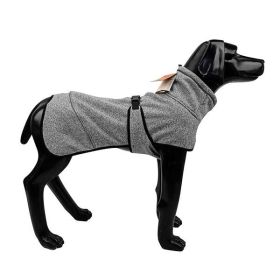 Water Repellent Softshell Dog Jacket Pet Clothes for Spring Autumn, Pets Apparel Winter Warm Coats Puppy Comfort Vest-(lightgray, size L) Water Repellent Softshell Dog Jacket Pet Clothes for Spring Autumn, Pets Apparel Winter Warm Coats Puppy Comfort Vest-(lightgray, size L)